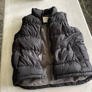 Very cute puffer vest with fleece interior